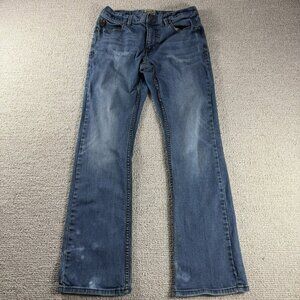 Moonshine Spirit 120 Proof Slim Boot Cut Distressed Jeans Men’s Size 29 x 32